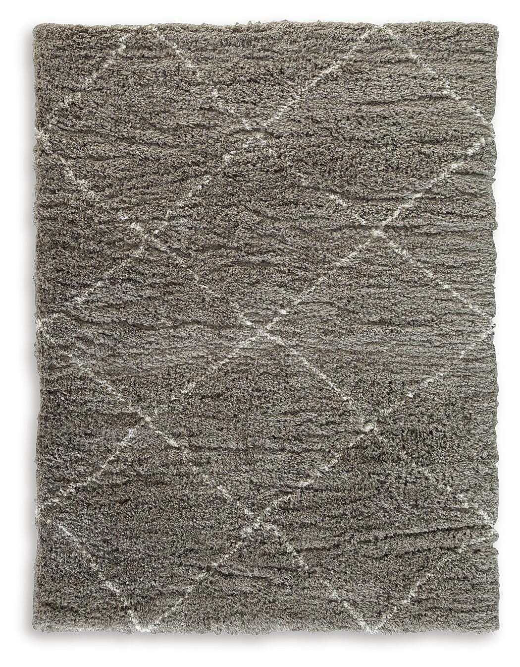 Wrenlow Medium Rug - 8' x 10', Gray/Cream