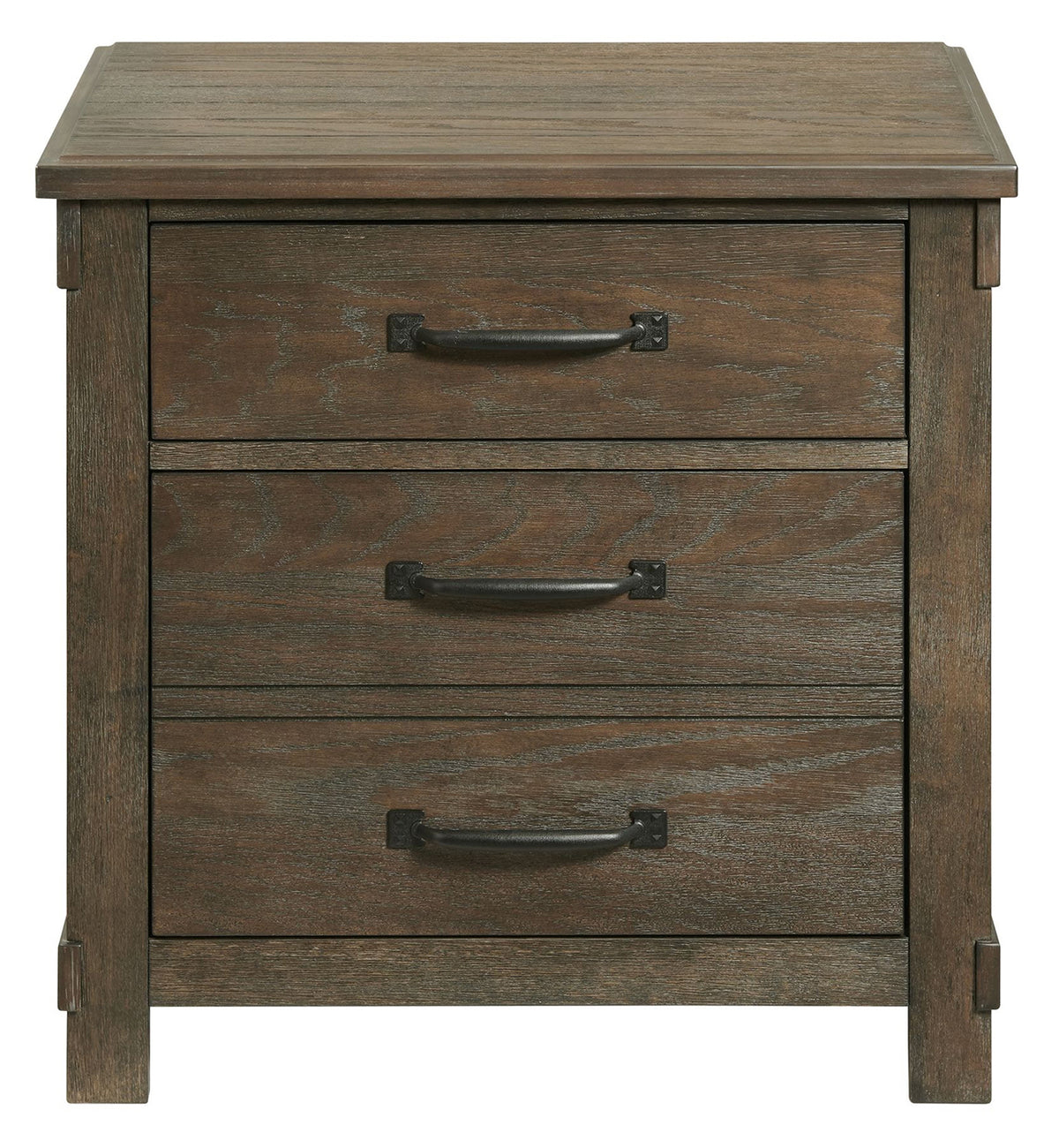 Scott Chocolate Nightstand with USB