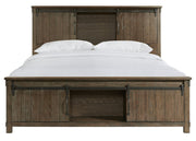 Scott Chocolate King Storage Bed