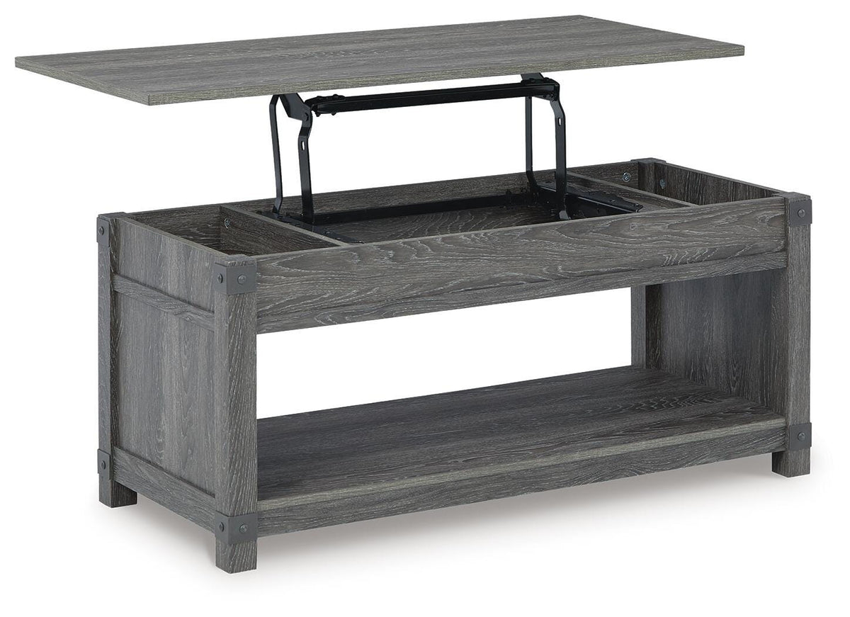 Freedan Lift-top Coffee Table, 2 End Tables and Console
