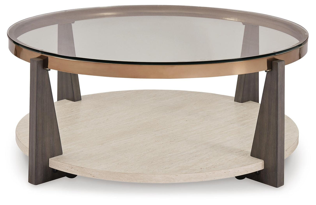 Frazwa Coffee Table with 2 End Tables