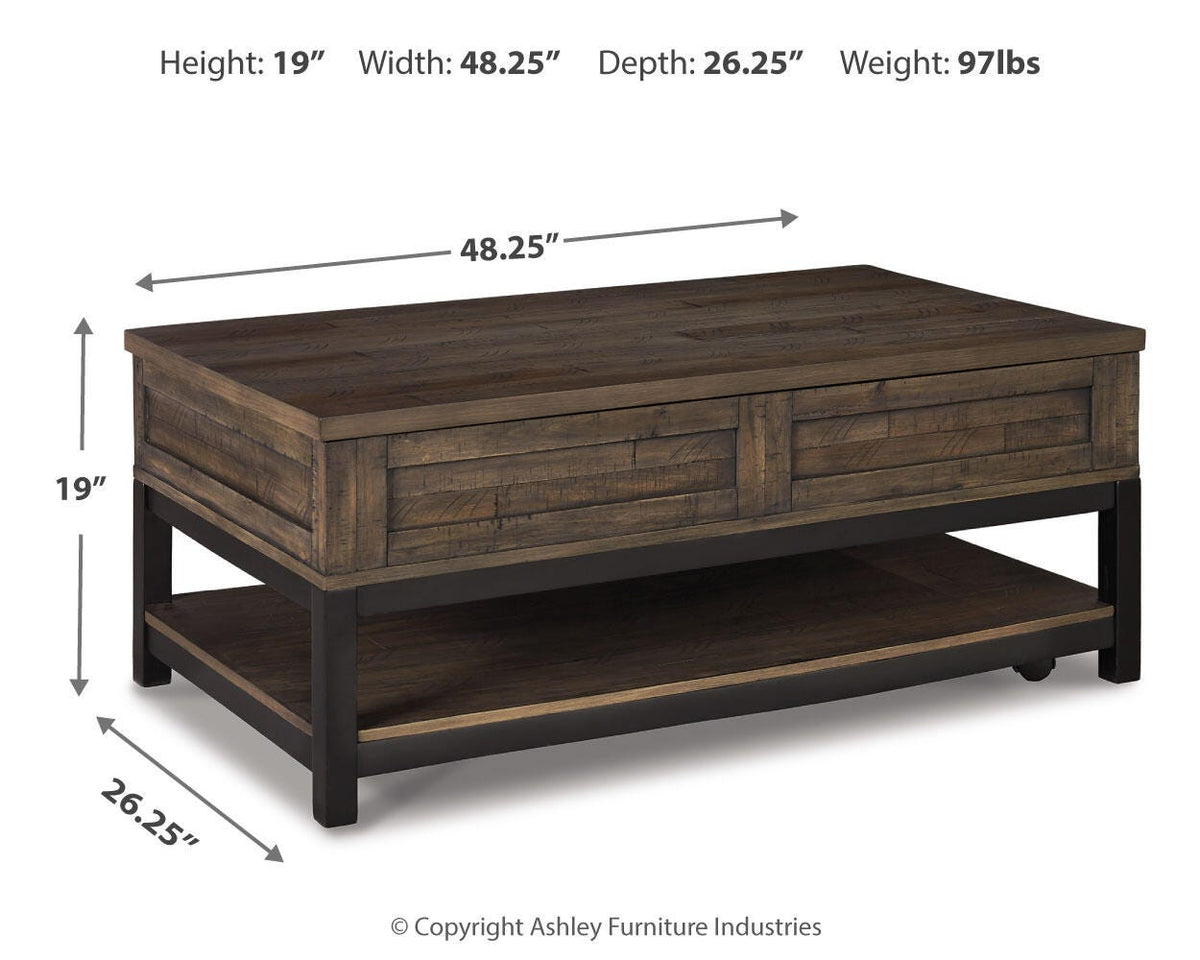 Johurst Coffee Table with 1 End Table