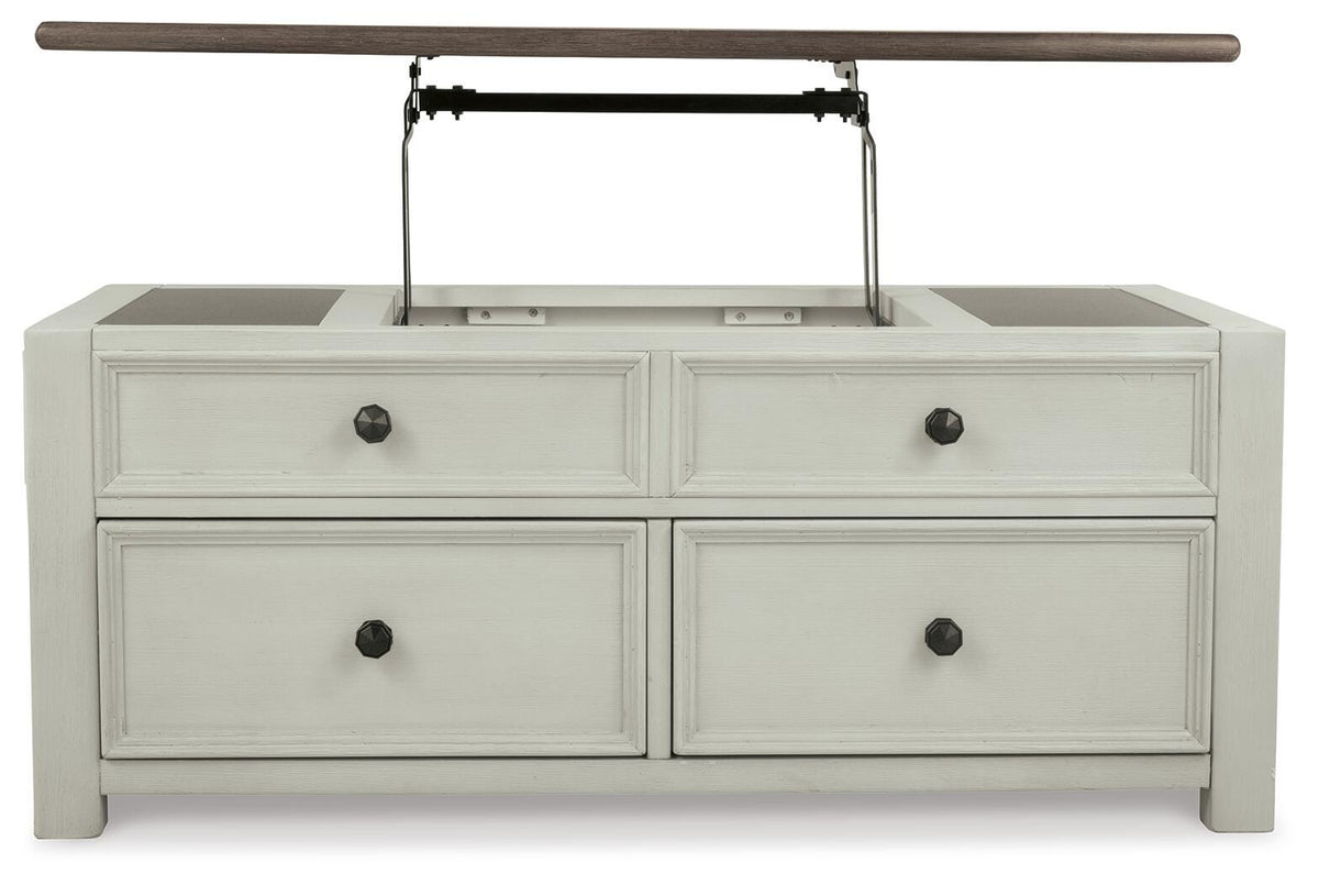 Bolanburg Coffee Table and 2 Chairside End Tables with Console