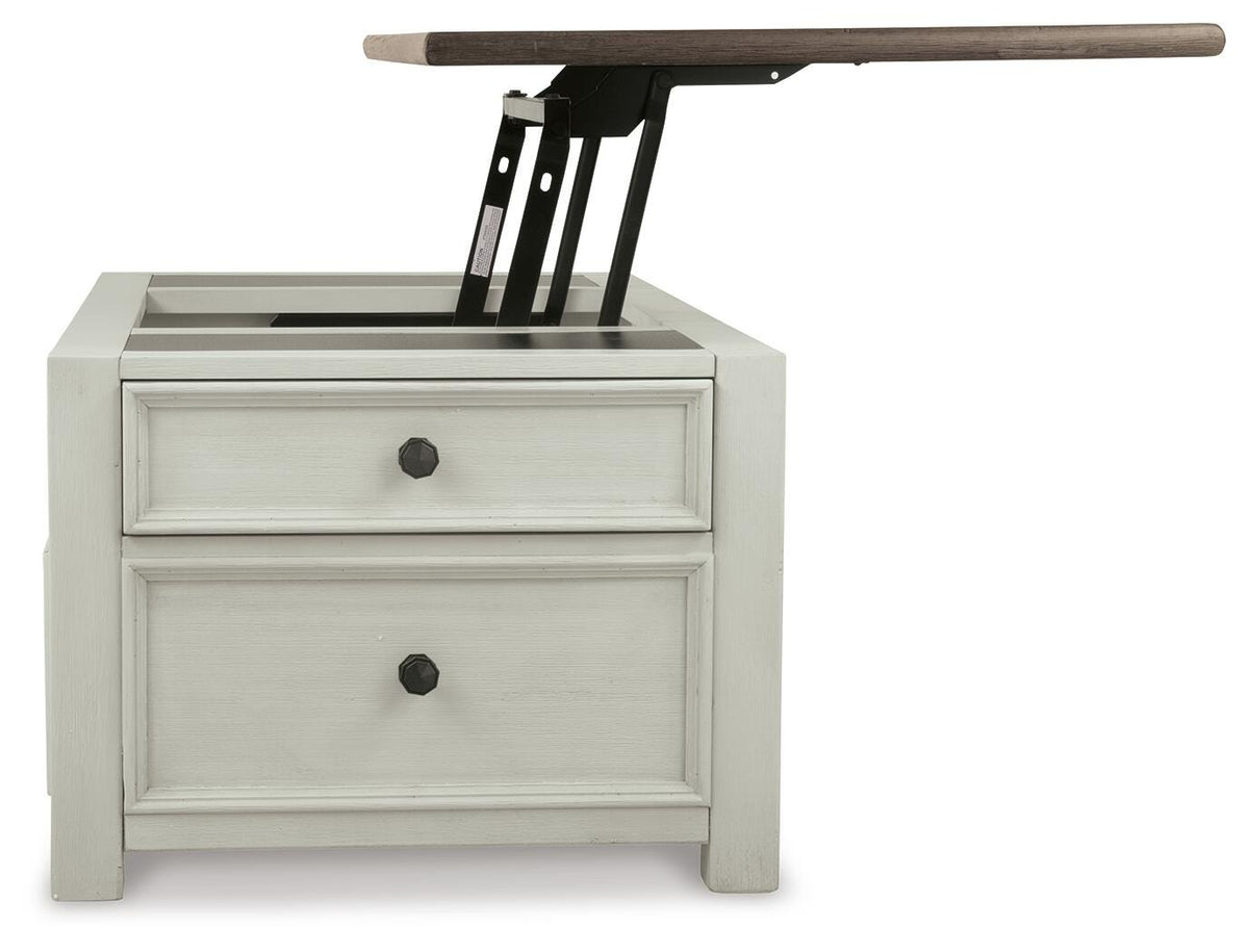 Bolanburg Coffee Table and 2 Chairside End Tables with Console