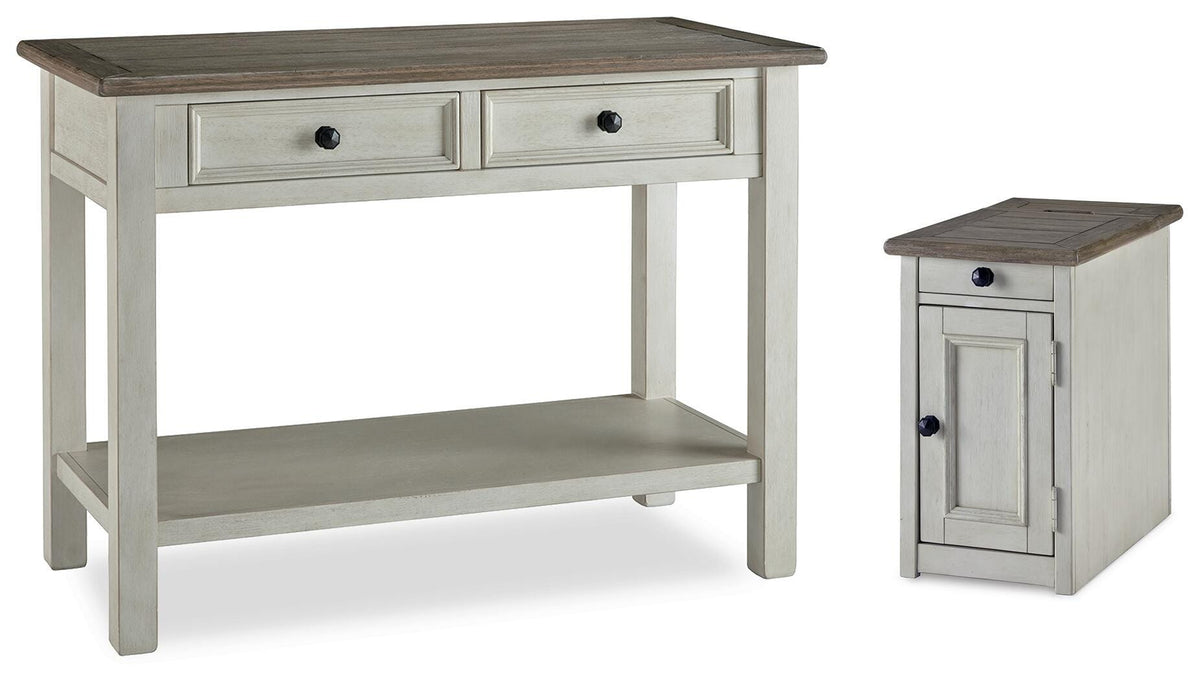 Bolanburg Sofa Table and Chair Side End Table