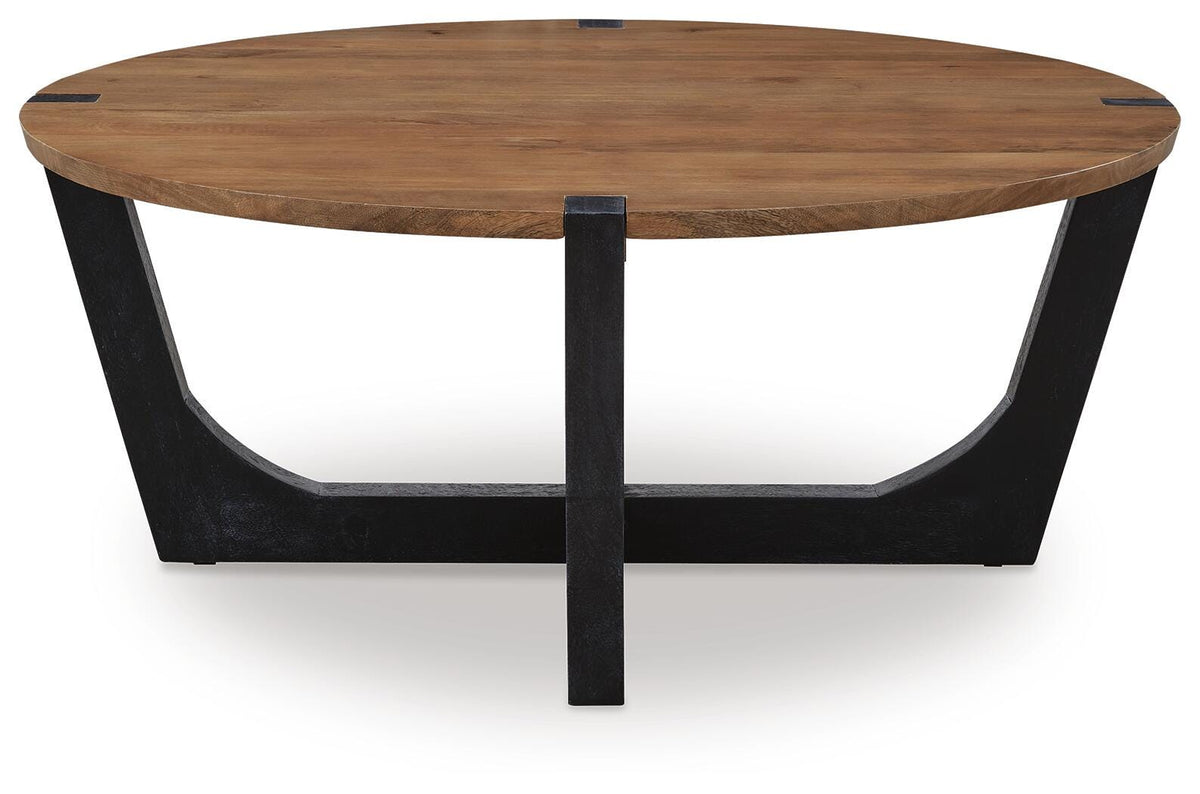 Hanneforth Coffee Table and 2 End Tables
