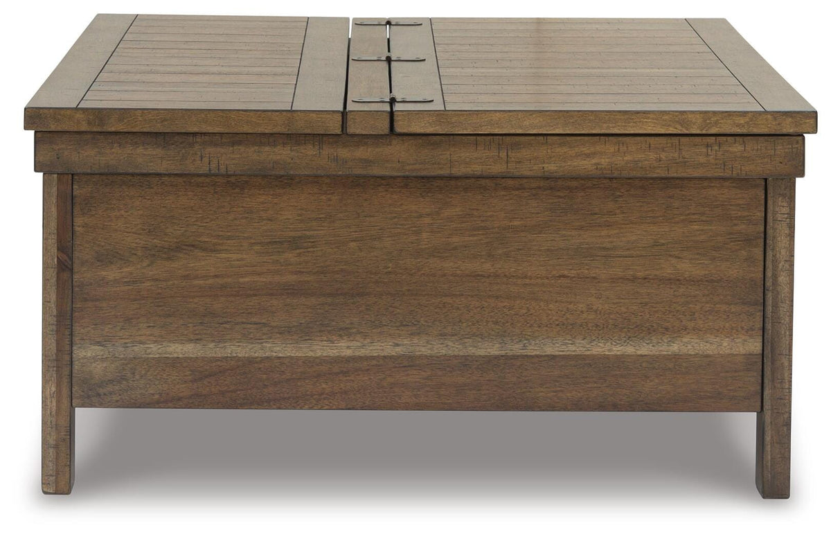 Moriville Lift-top Coffee Table and 2 Chairside End Tables