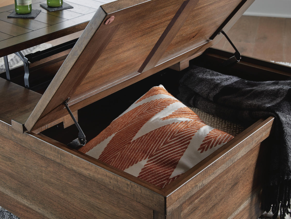Moriville Lift-top Coffee Table and 2 End Tables