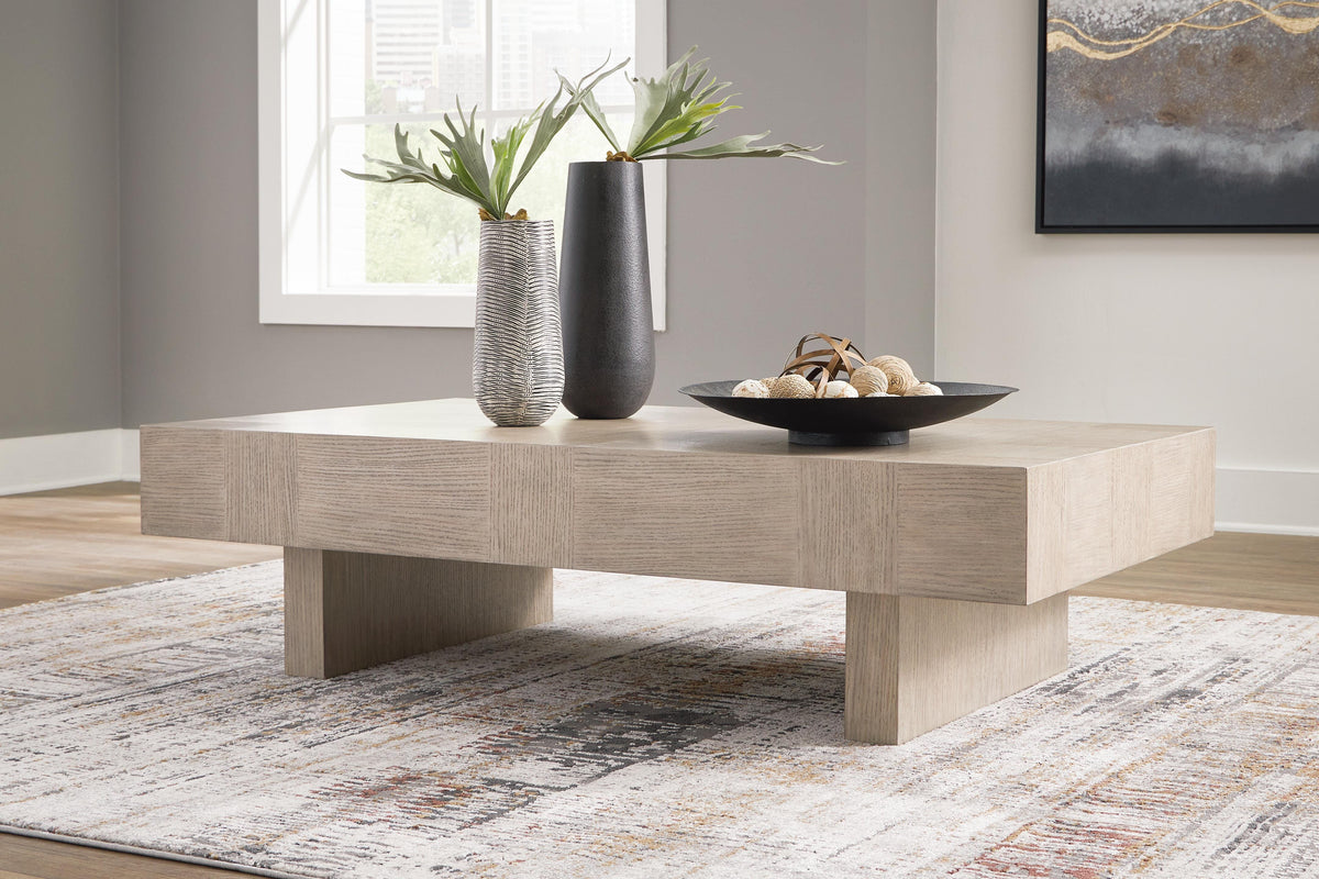 Jorlaina Coffee Table and 2 End Tables