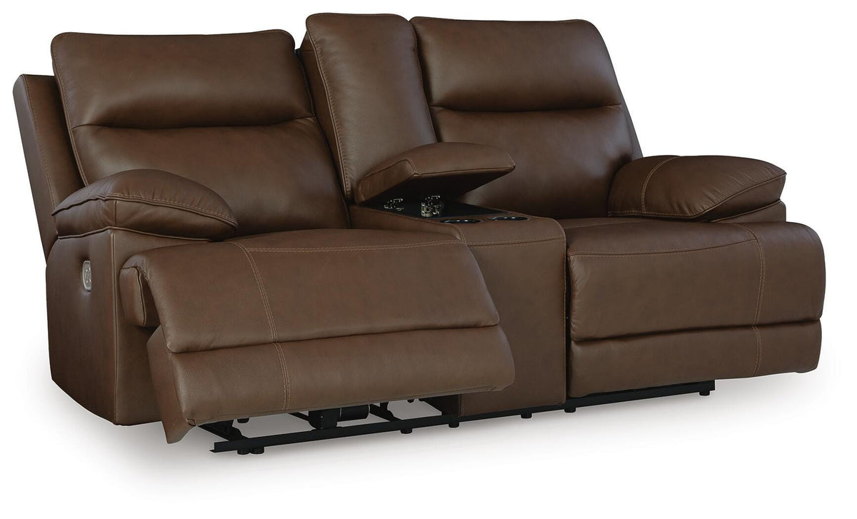 VonRyan PWR REC Loveseat/CON/ADJ HDRST Leather