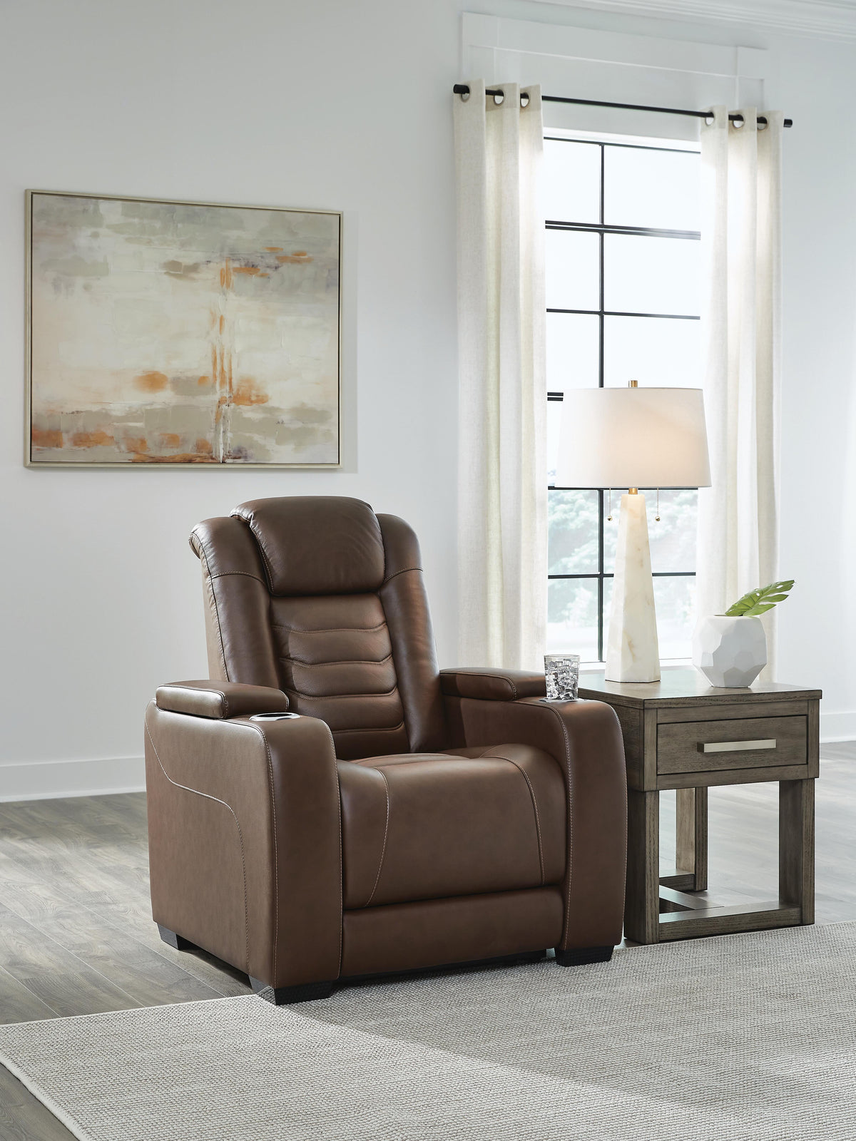 High Impact PWR Recliner/ADJ Headrest Leather