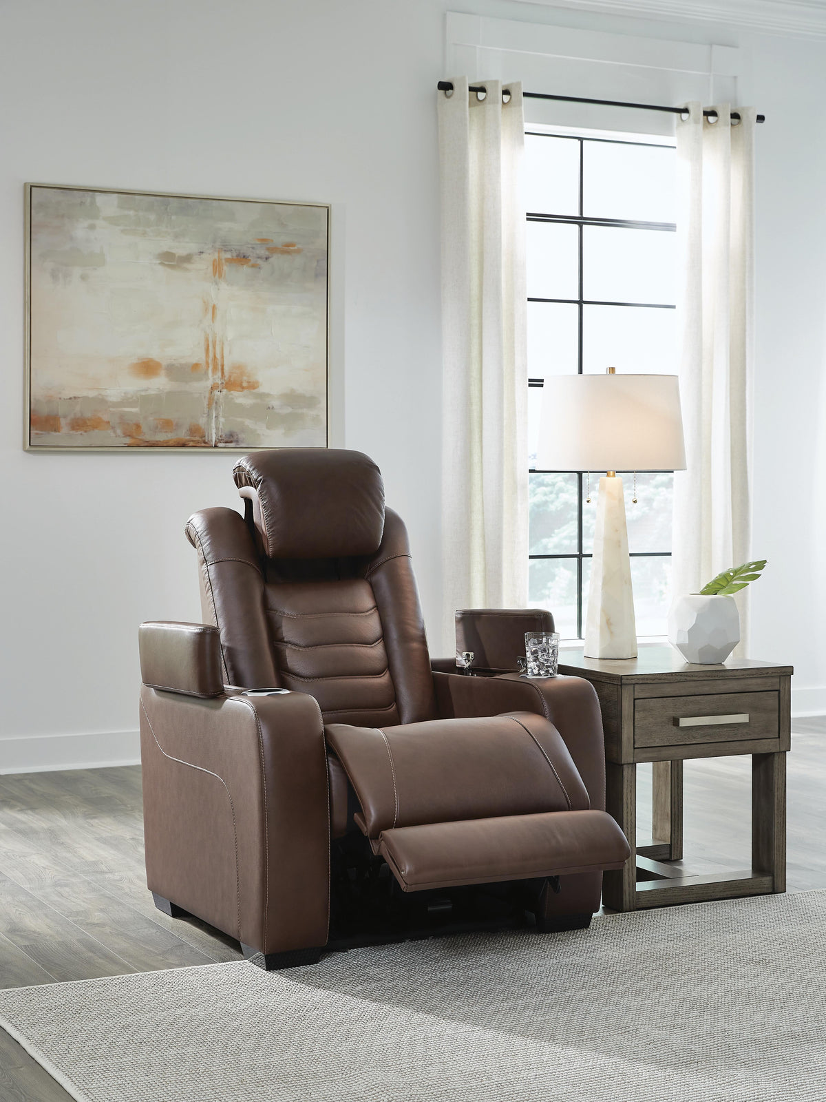 High Impact PWR Recliner/ADJ Headrest Leather
