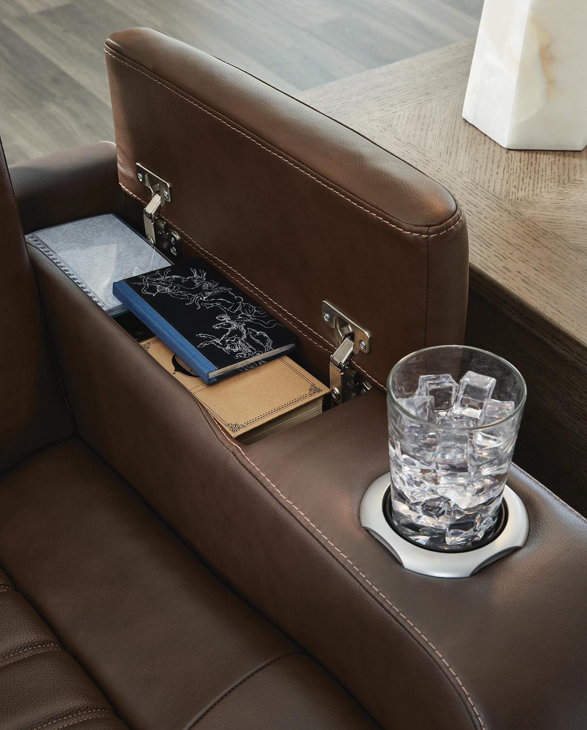 High Impact PWR Recliner/ADJ Headrest Leather