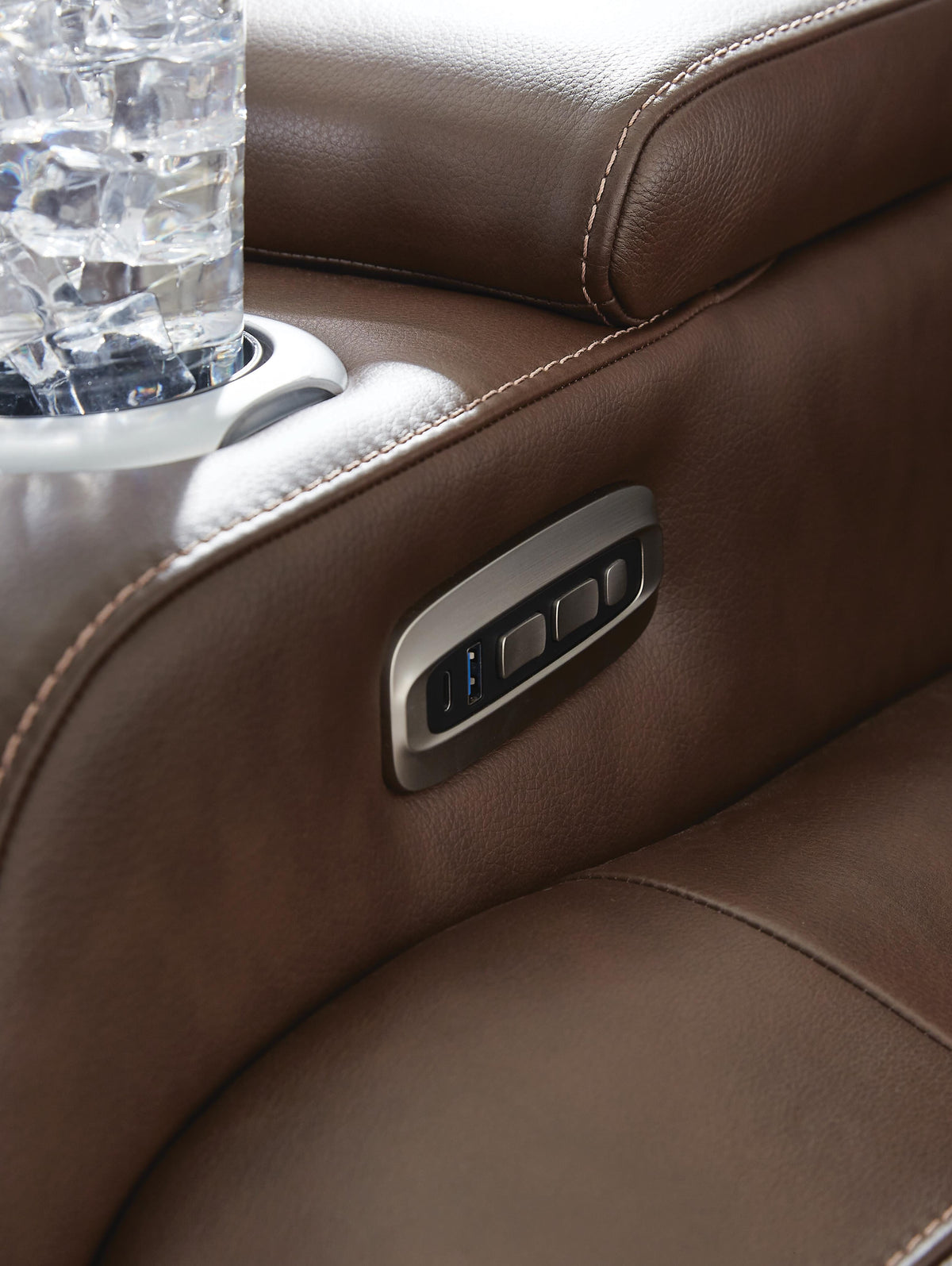 High Impact PWR Recliner/ADJ Headrest Leather