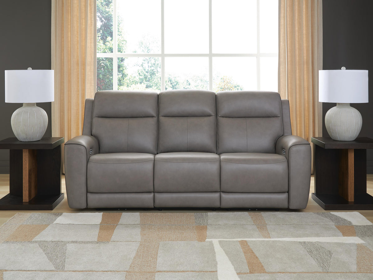 5Z-Comfort PWR REC Sofa with ADJ Headrest Leather