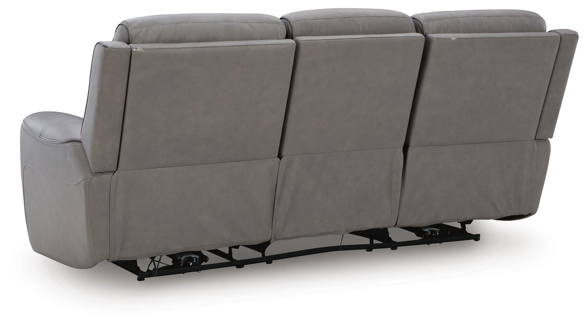 5Z-Comfort PWR REC Sofa with ADJ Headrest Leather