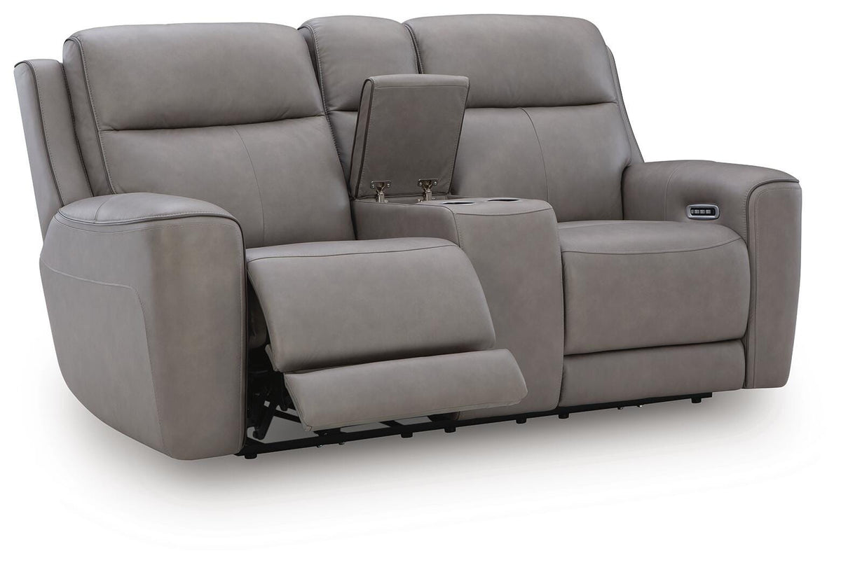 5Z-Comfort PWR REC Loveseat/CON/ADJ HDRST Leather