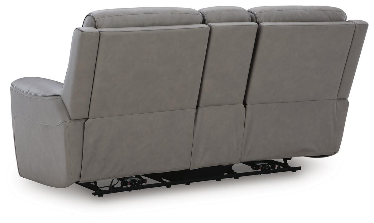 5Z-Comfort PWR REC Loveseat/CON/ADJ HDRST Leather