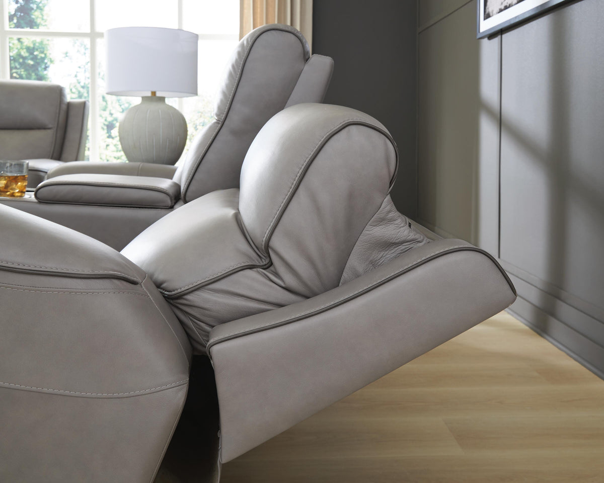 5Z-Comfort PWR REC Loveseat/CON/ADJ HDRST Leather