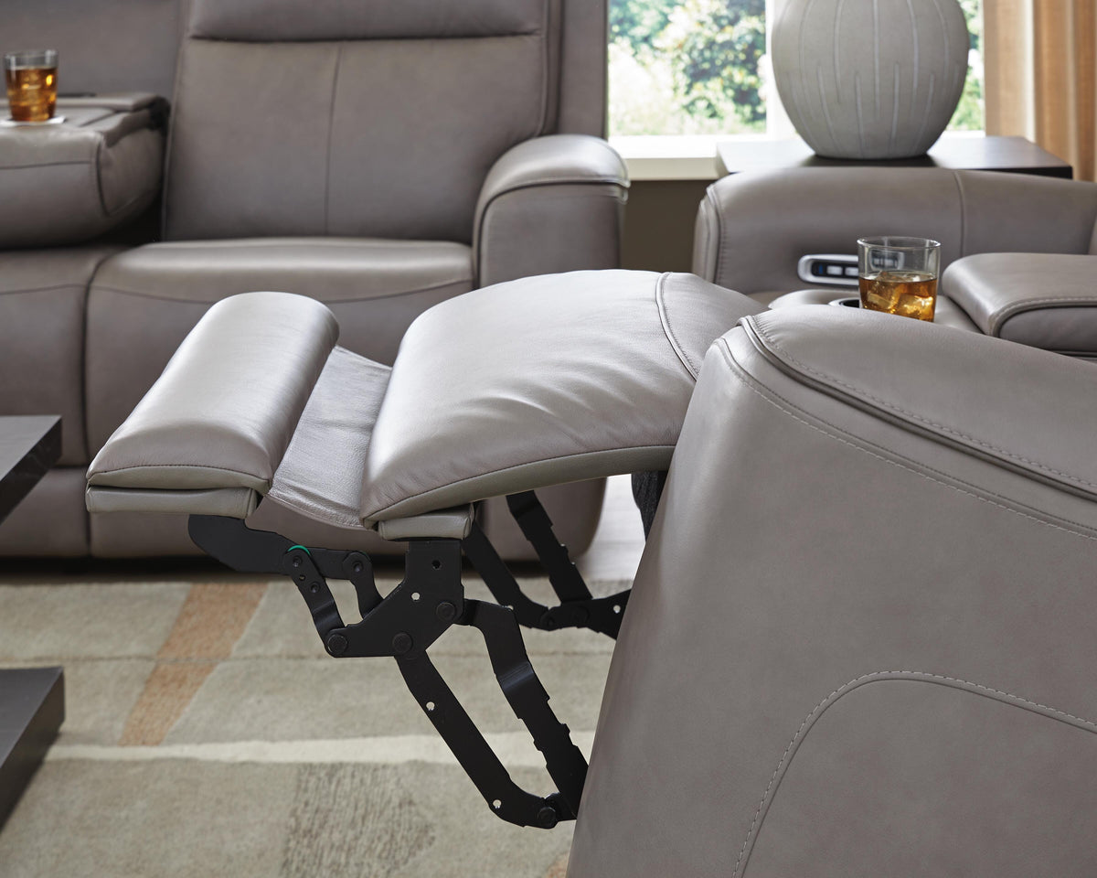 5Z-Comfort PWR REC Loveseat/CON/ADJ HDRST Leather