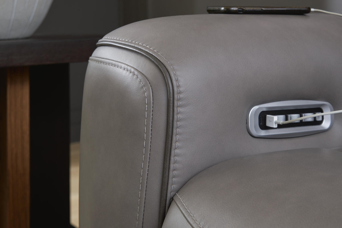 5Z-Comfort PWR Recliner/ADJ Headrest Leather