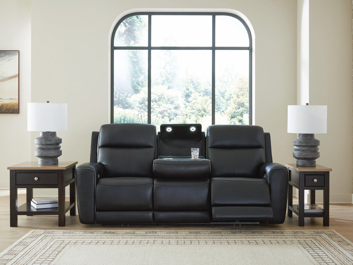 5Z-Comfort PWR REC Sofa with ADJ Headrest Leather
