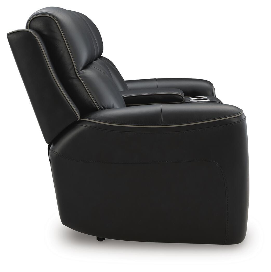 5Z-Comfort PWR REC Loveseat/CON/ADJ HDRST Leather