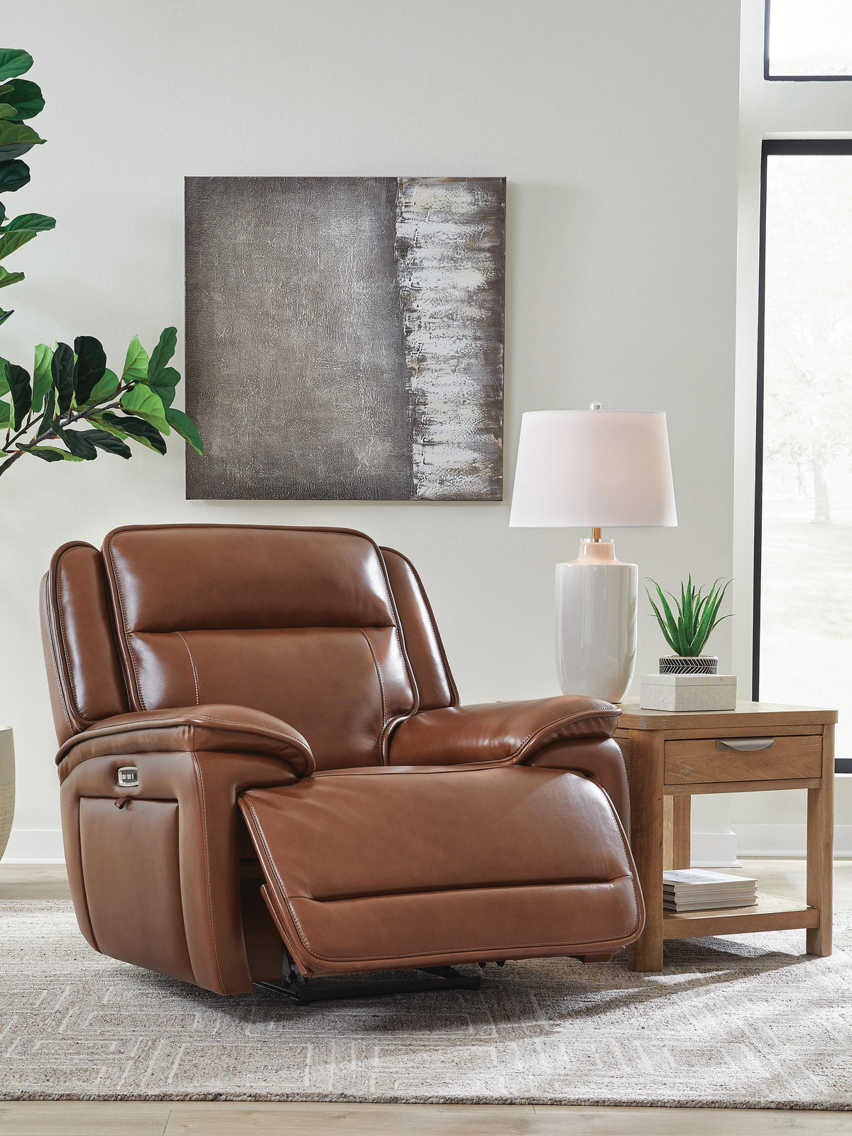 Healy Pier PWR Recliner/ADJ Headrest Leather