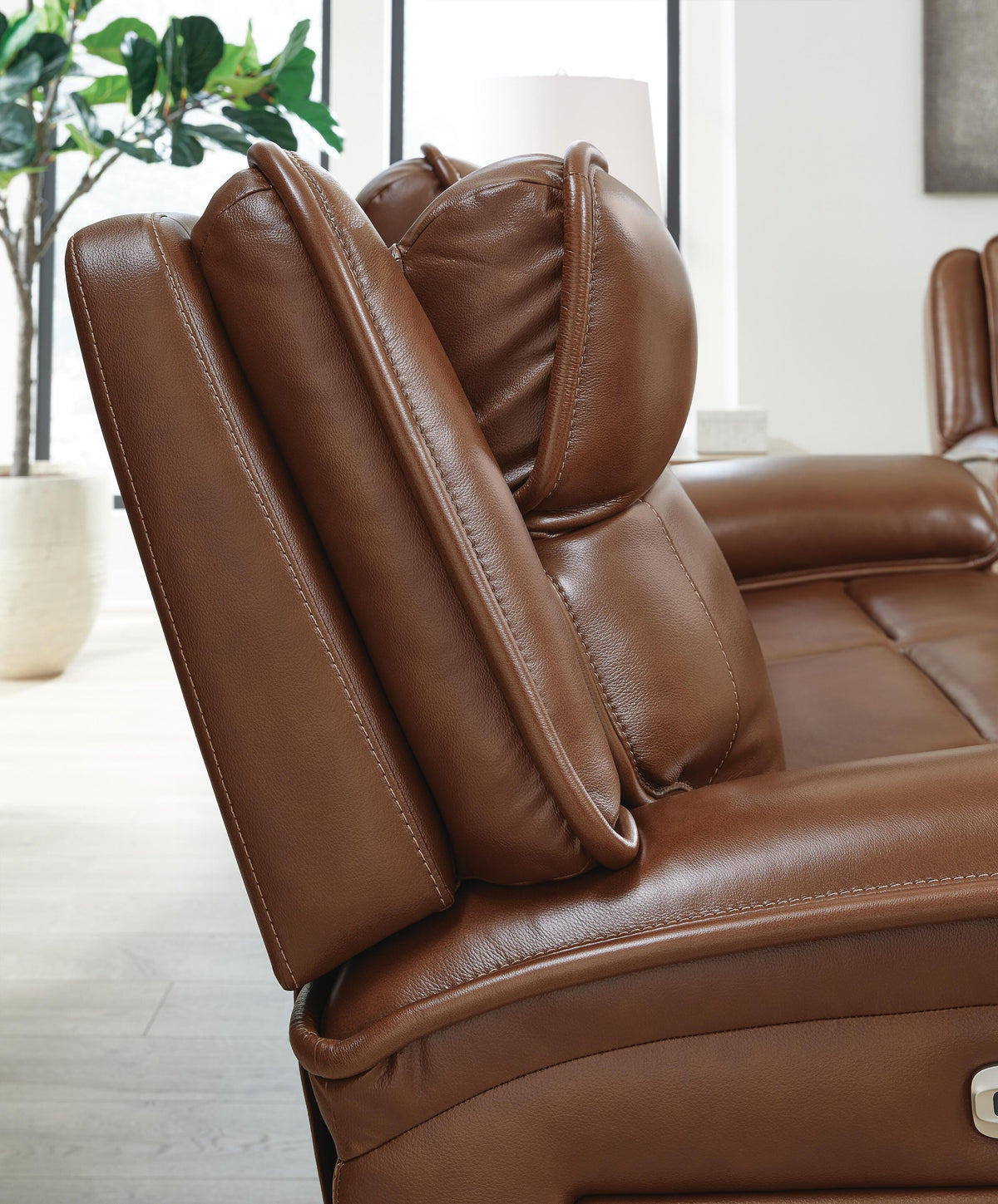 Healy Pier PWR REC Sofa with ADJ Headrest Leather