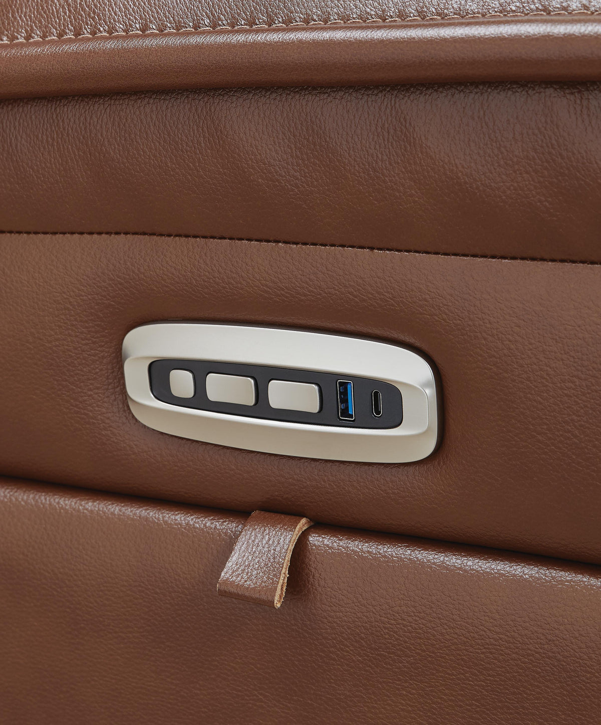 Healy Pier PWR REC Sofa with ADJ Headrest Leather