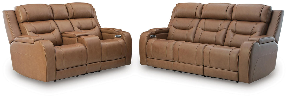 Knightington Sofa and Loveseat