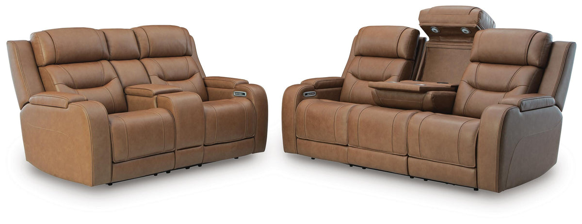 Knightington Sofa and Loveseat