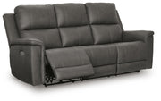 Bleckley PWR REC Sofa with ADJ Headrest Leather