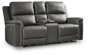 Bleckley PWR REC Loveseat/CON/ADJ HDRST Leather