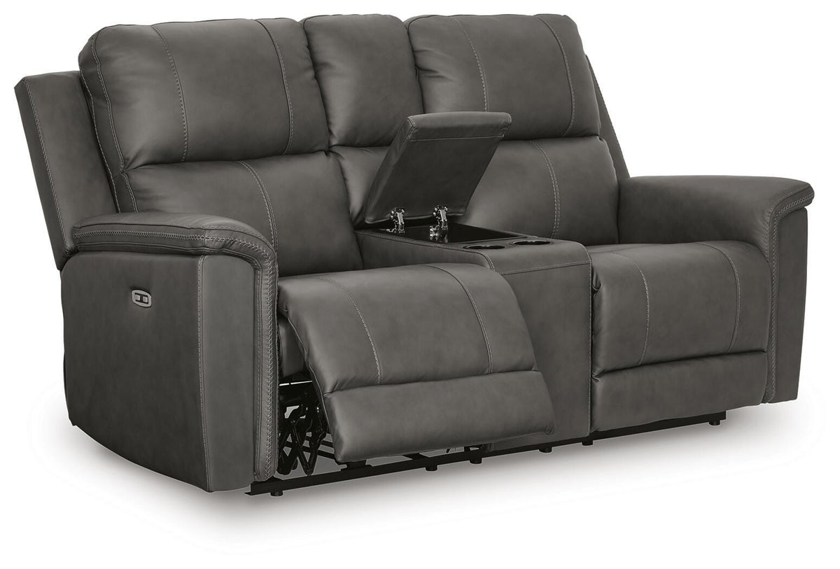 Bleckley PWR REC Loveseat/CON/ADJ HDRST Leather