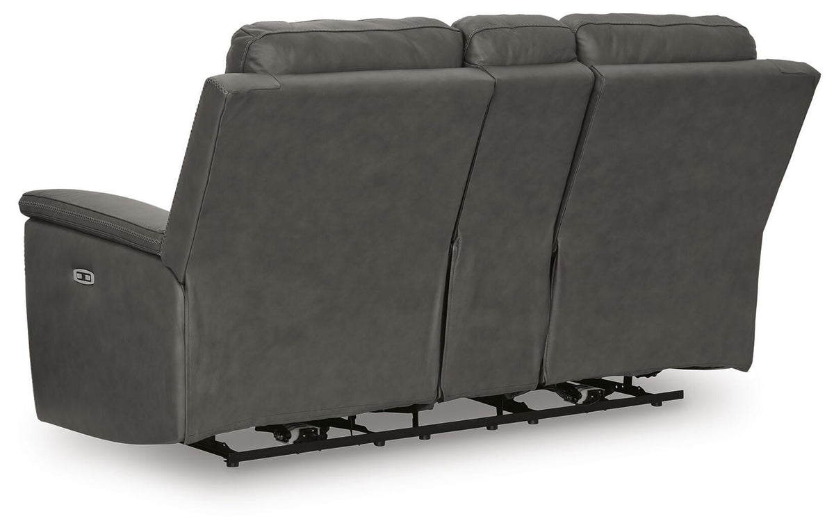 Bleckley PWR REC Loveseat/CON/ADJ HDRST Leather