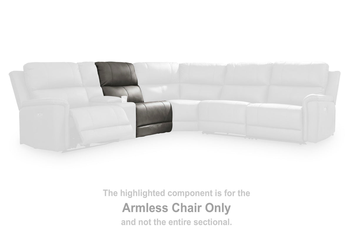 Bleckley Armless Chair Leather