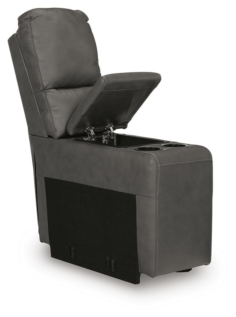 Bleckley Console with Storage Leather