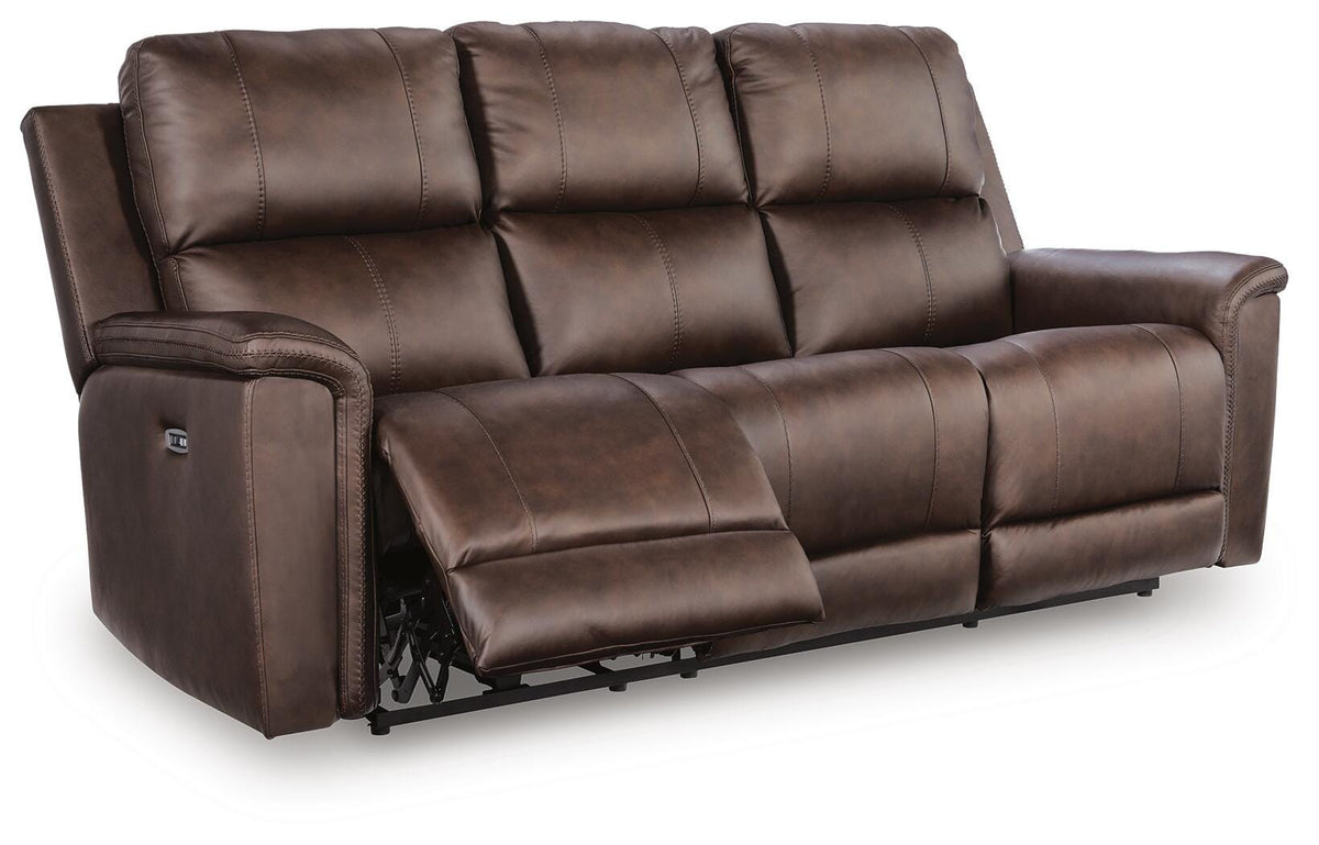 Bleckley PWR REC Sofa with ADJ Headrest Leather