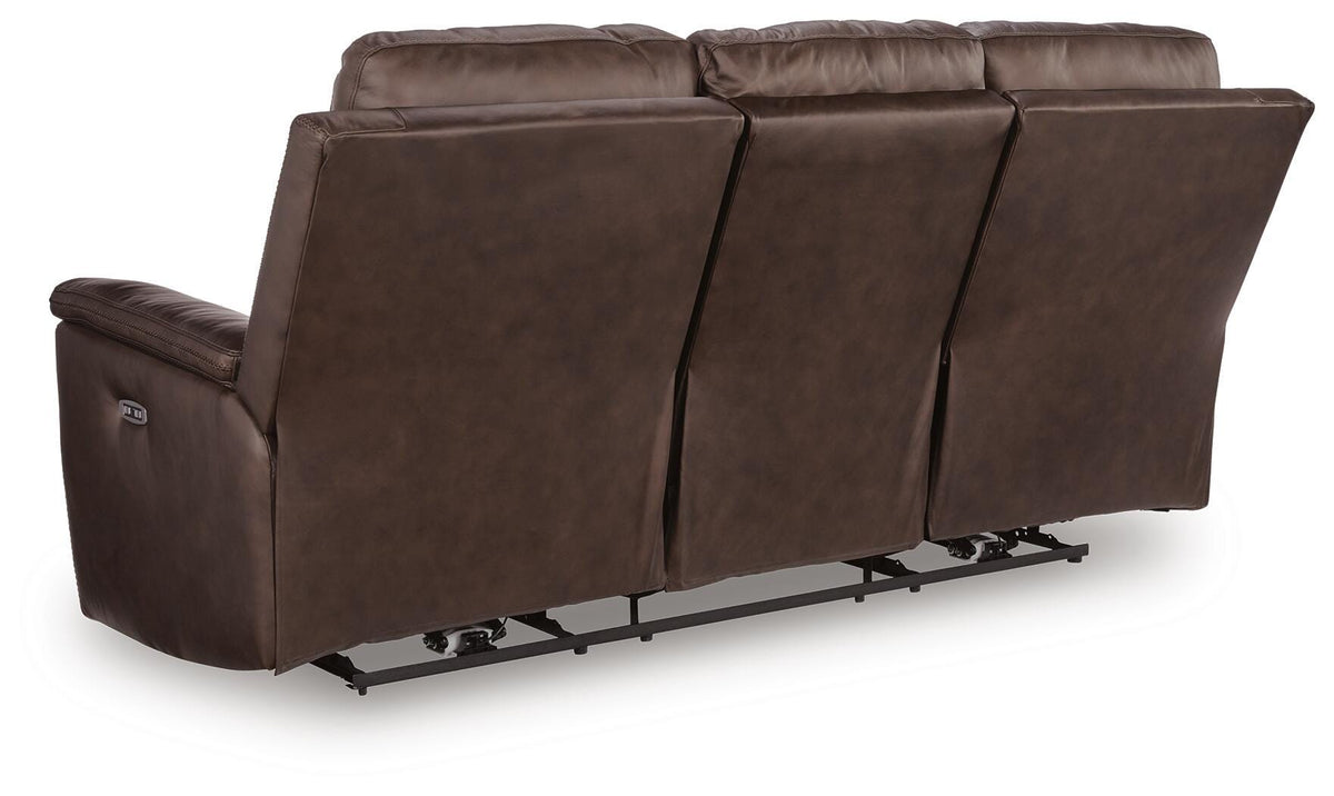 Bleckley PWR REC Sofa with ADJ Headrest Leather