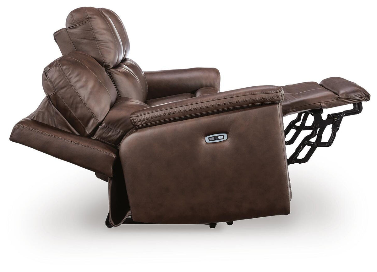Bleckley PWR REC Sofa with ADJ Headrest Leather