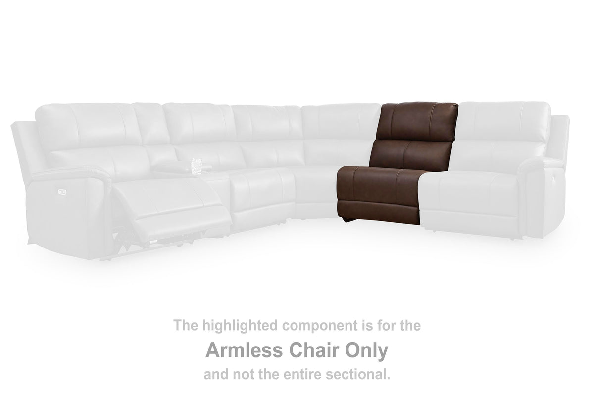 Bleckley Armless Chair Leather