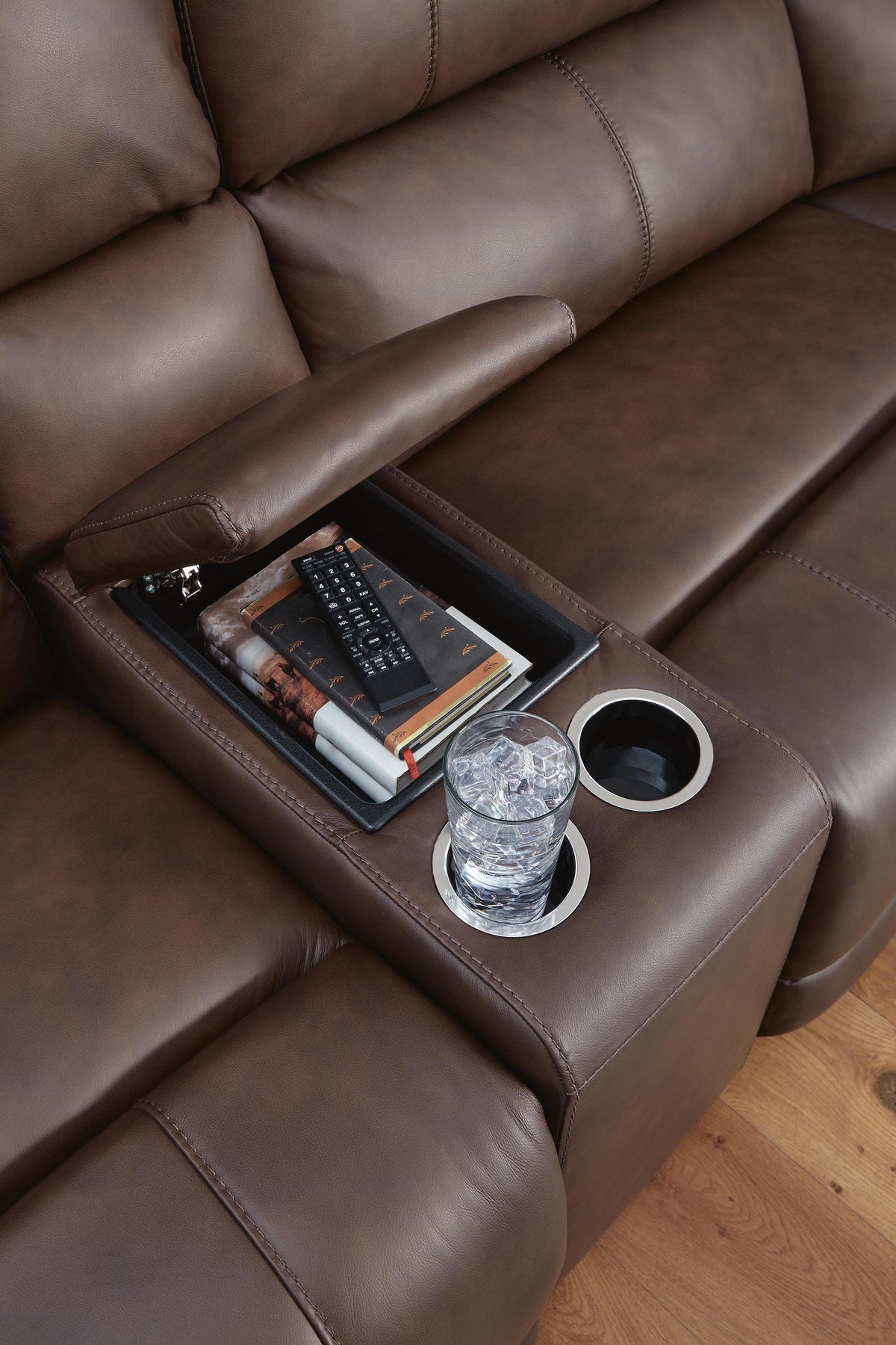 Bleckley 6-Piece Power Reclining Sectional Leather