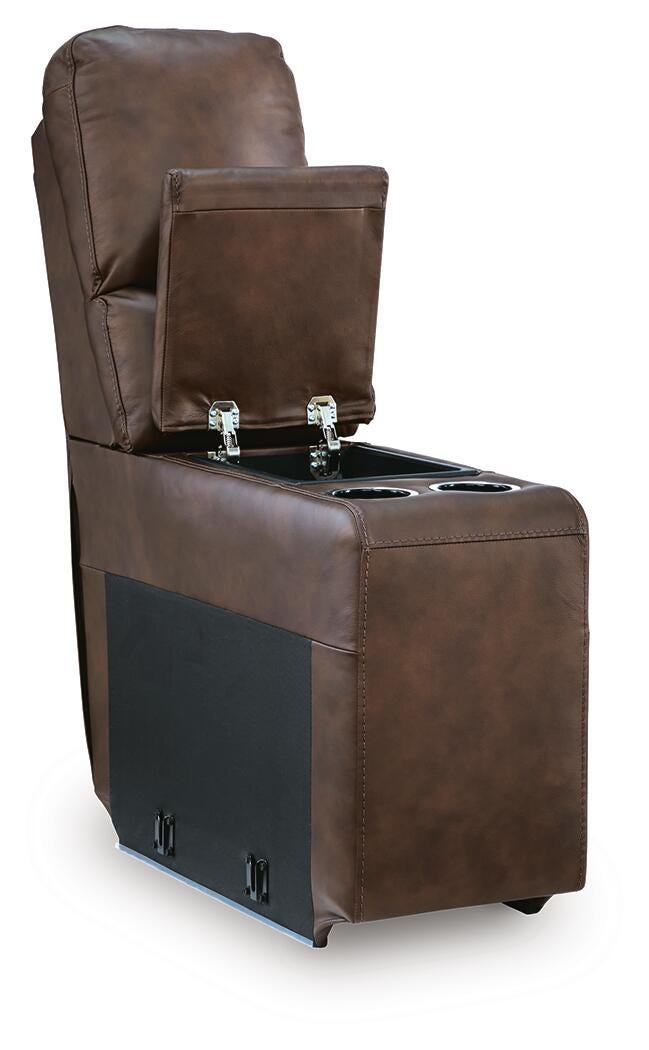 Bleckley Console with Storage Leather