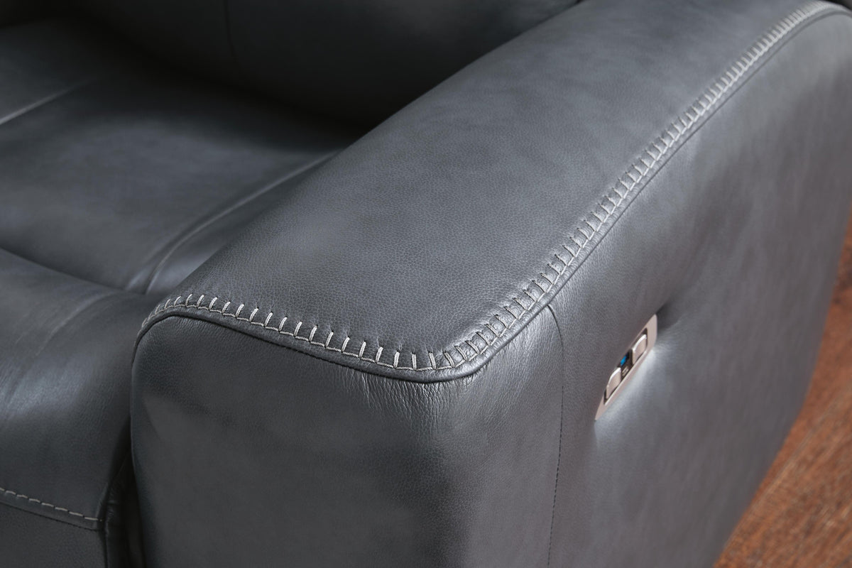 Bexhurst PWR REC Sofa with ADJ Headrest Leather