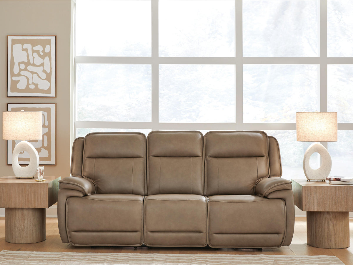 Glencroft PWR REC Sofa with ADJ Headrest Leather