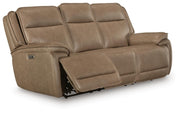 Glencroft PWR REC Sofa with ADJ Headrest Leather