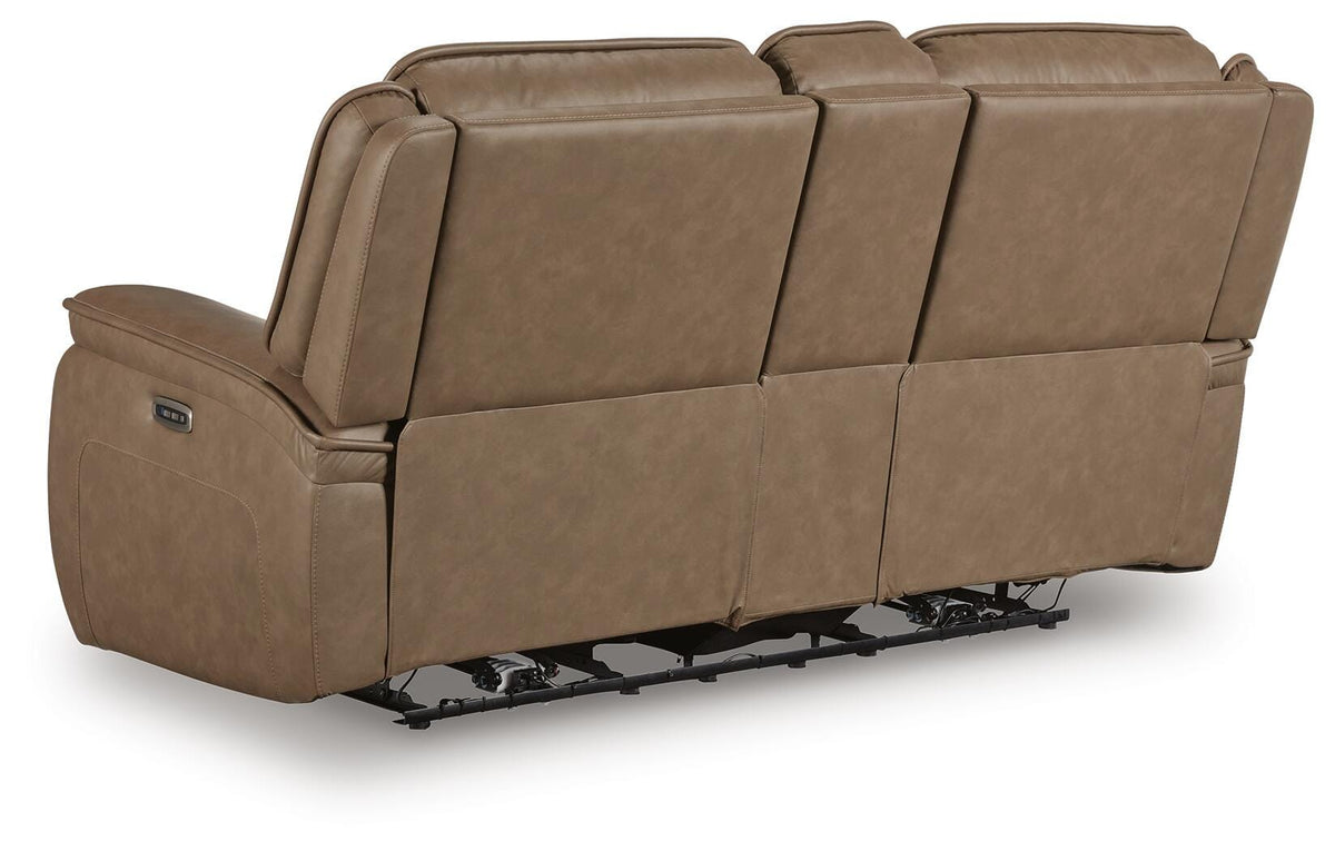 Glencroft PWR REC Loveseat/CON/ADJ HDRST Leather