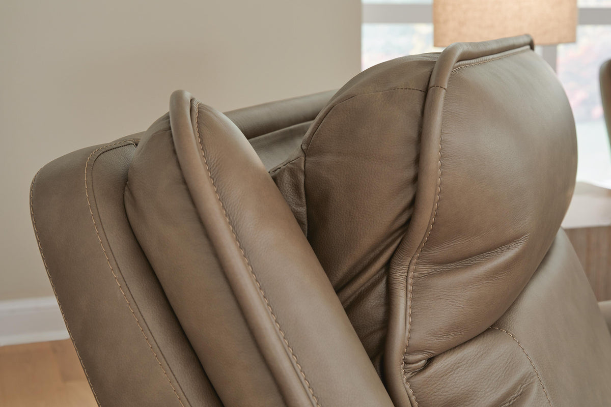Glencroft PWR REC Sofa with ADJ Headrest Leather