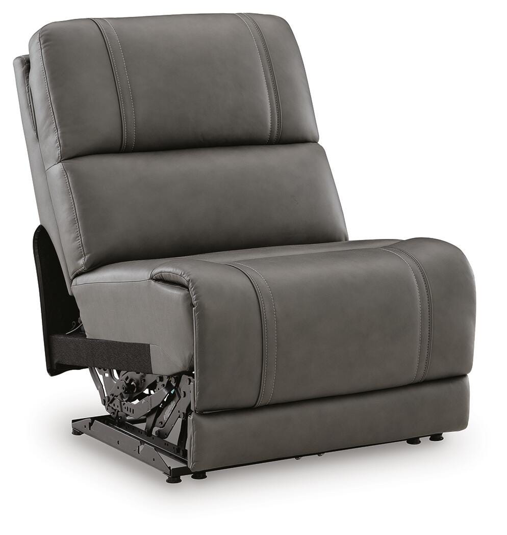 5Z - Pittson PWR Armless REC w/ADJ Headrest Leather